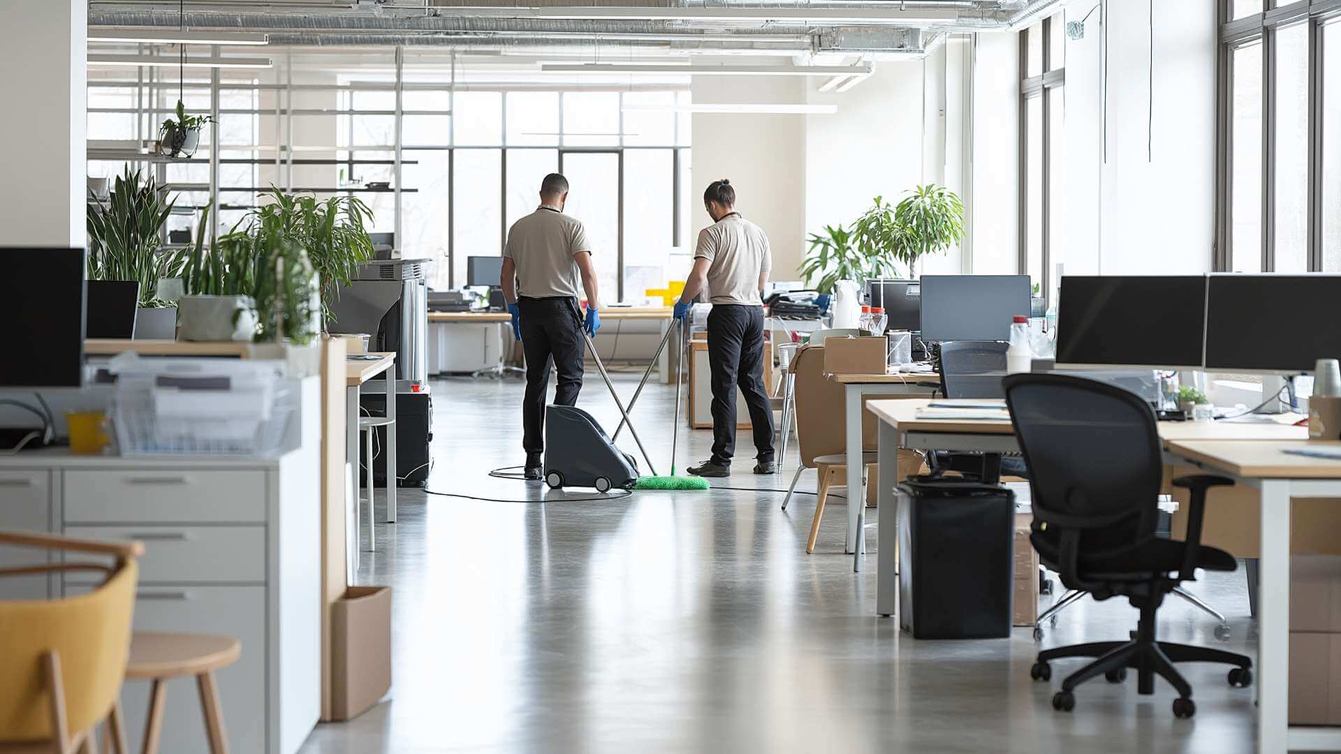 ניקיון משרדים גדולים