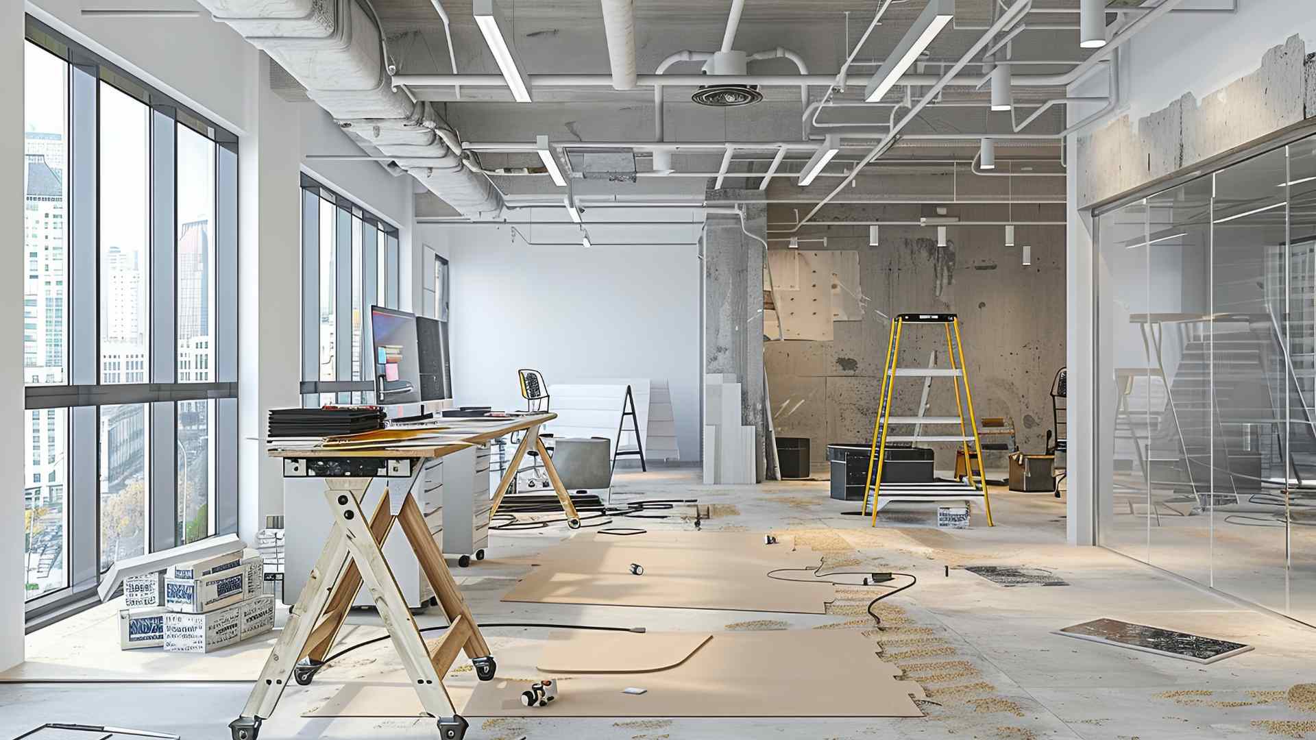 איך להכין משרד לאחר שיפוץ גדול