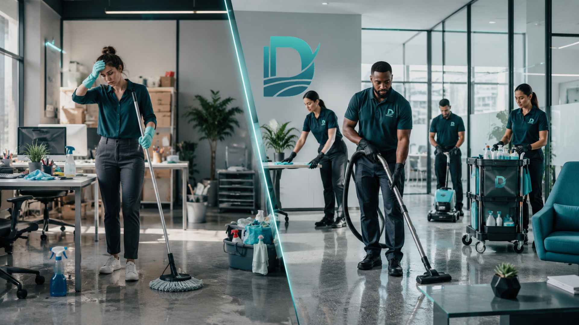 השוואה בין ניקיון עצמאי לחברת ניקיון מקצועית