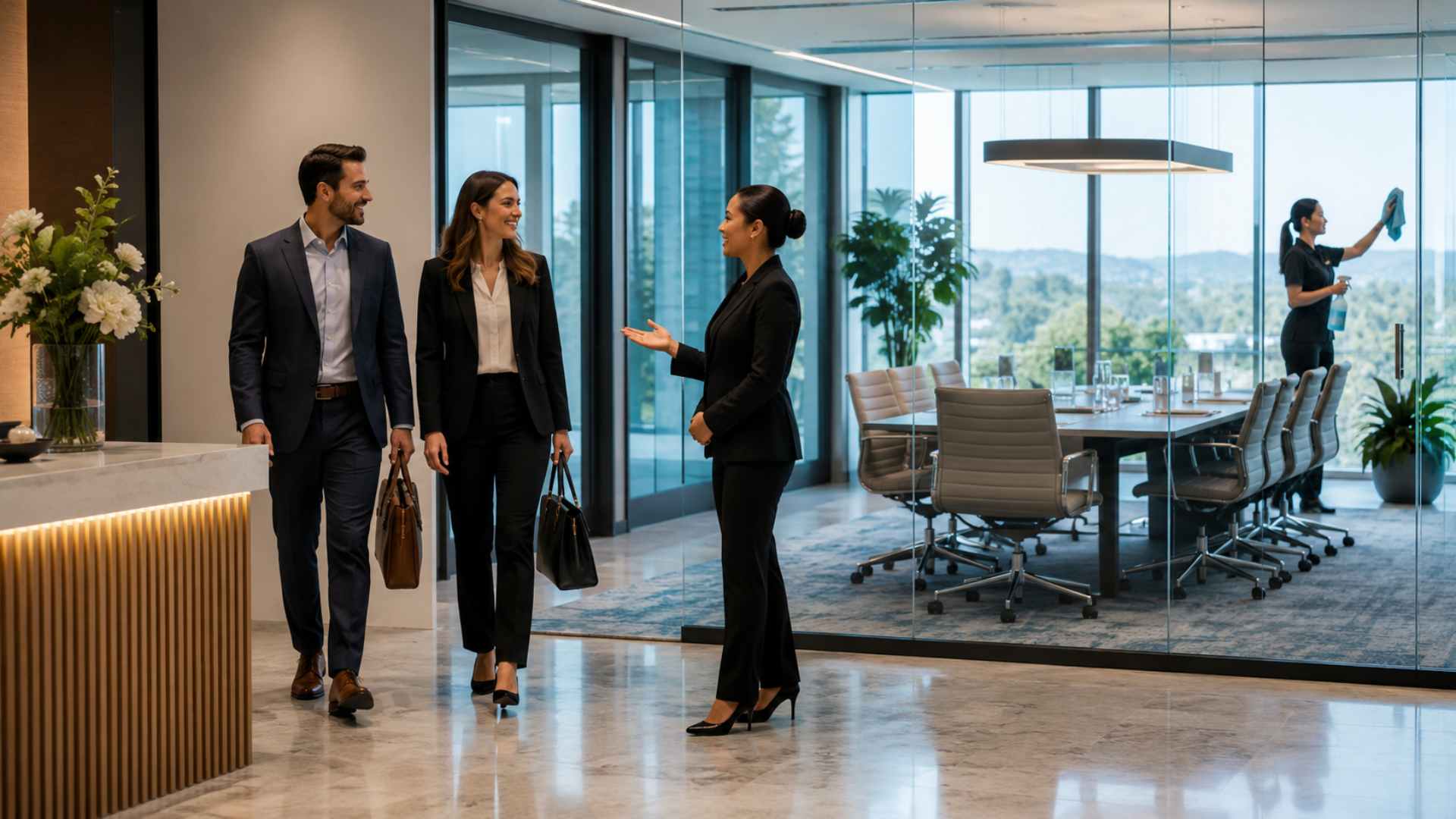 ניקיון מקצועי משפיע על הרושם של לקוחות שמגיעים לפגישות